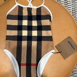 NWT Burberry Swimsuit Size 6 months